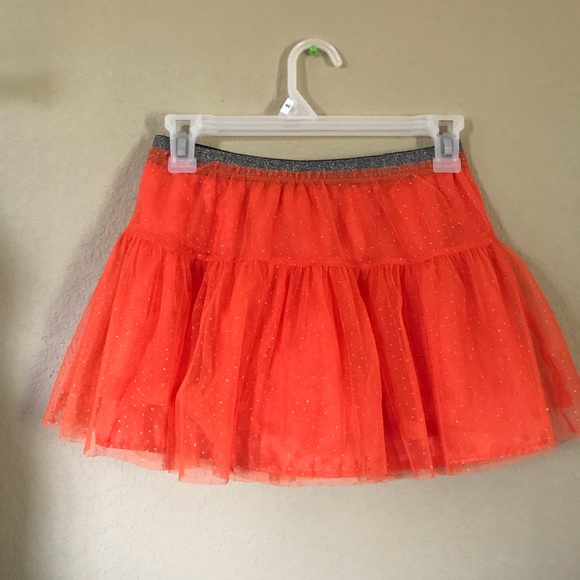 Orange Glittery Skirt - Picture 2 of 3